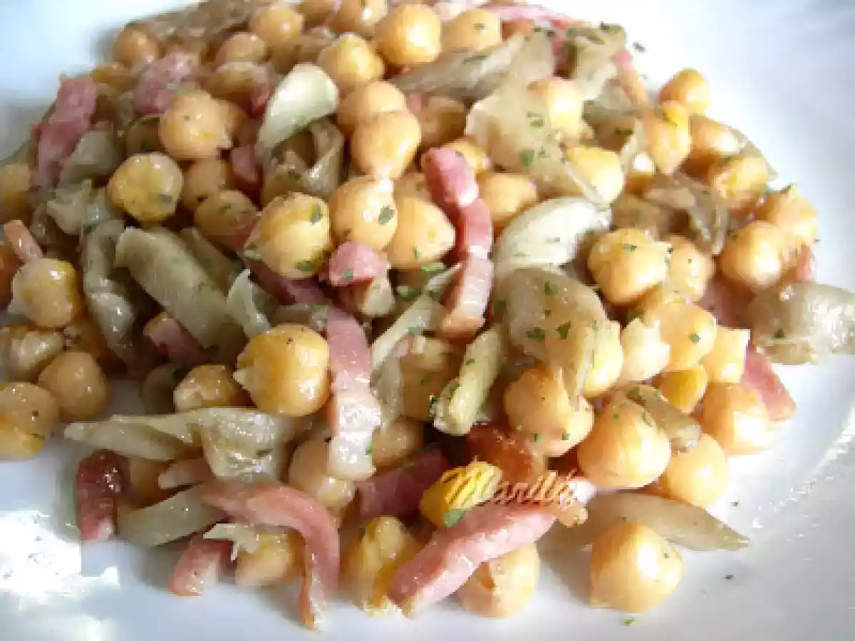 GARBANZOS CON BACON Y SETAS - foto 3