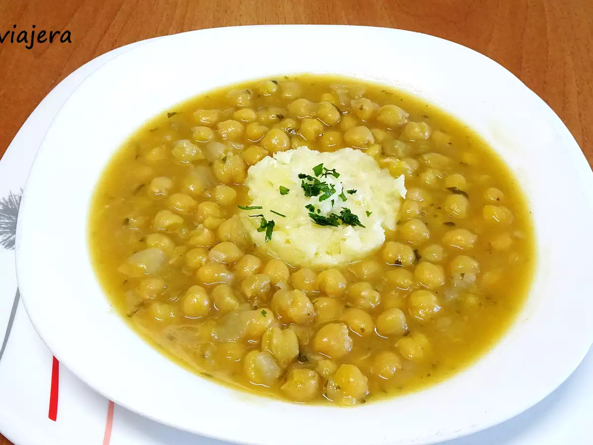 Garbanzos con brandada de bacalao - foto 2