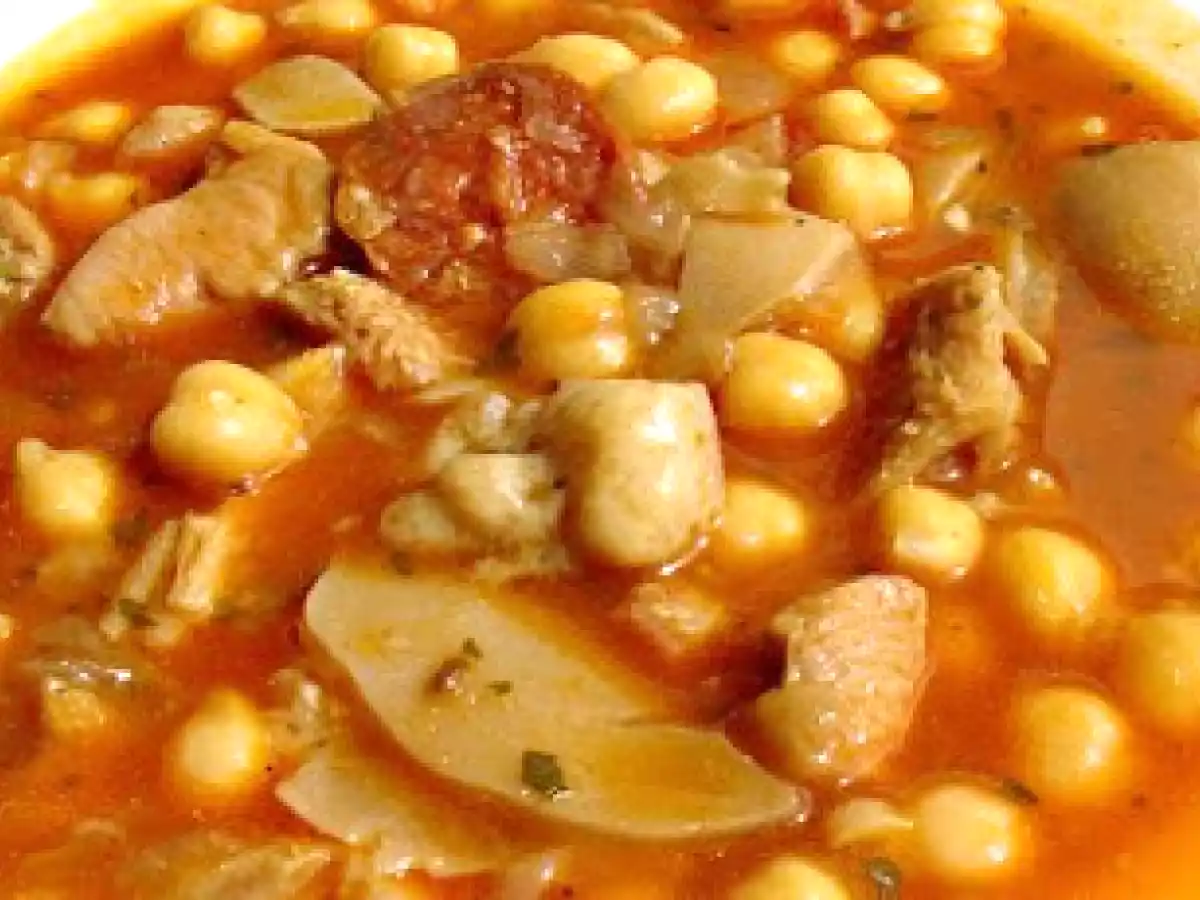 Garbanzos con callos