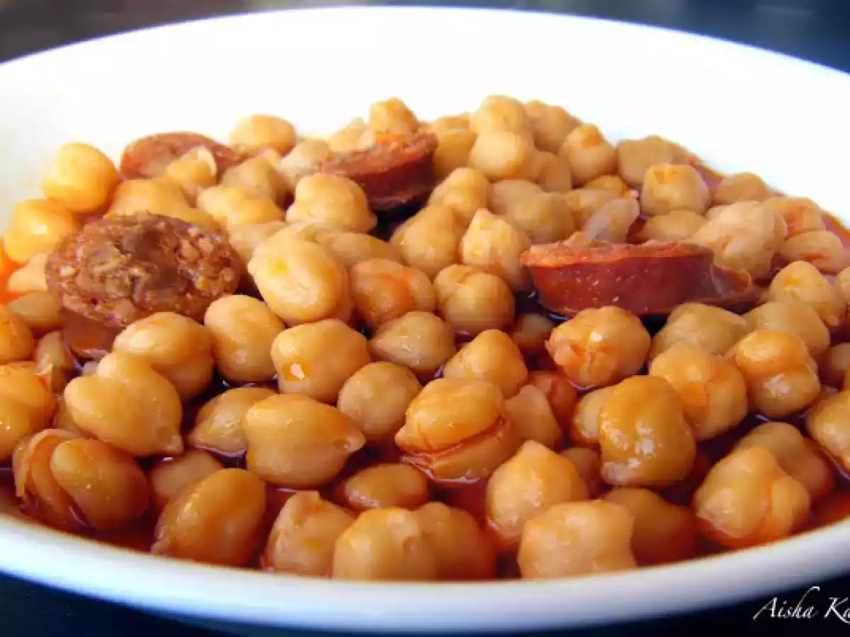 Garbanzos con chorizo