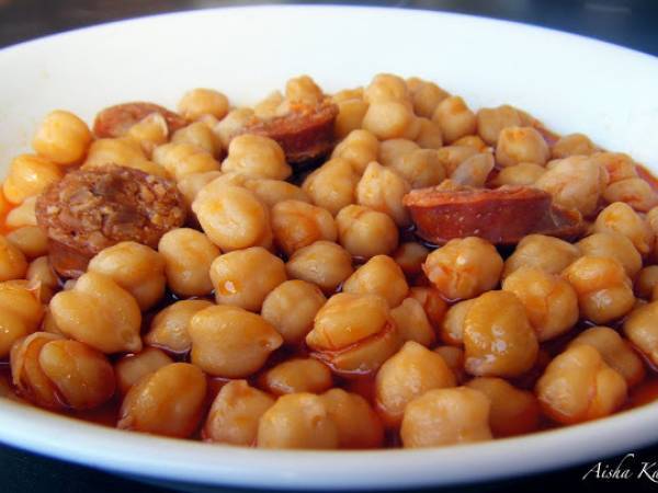 Garbanzos con chorizo