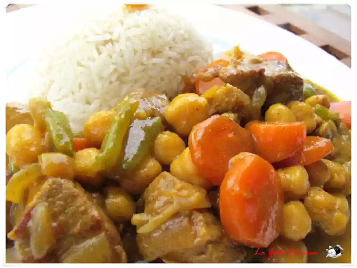GARBANZOS CON CORDERO AL CURRY - foto 2