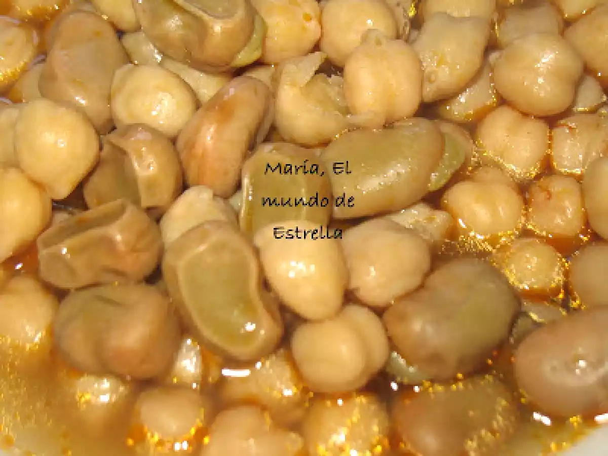 Garbanzos con habas
