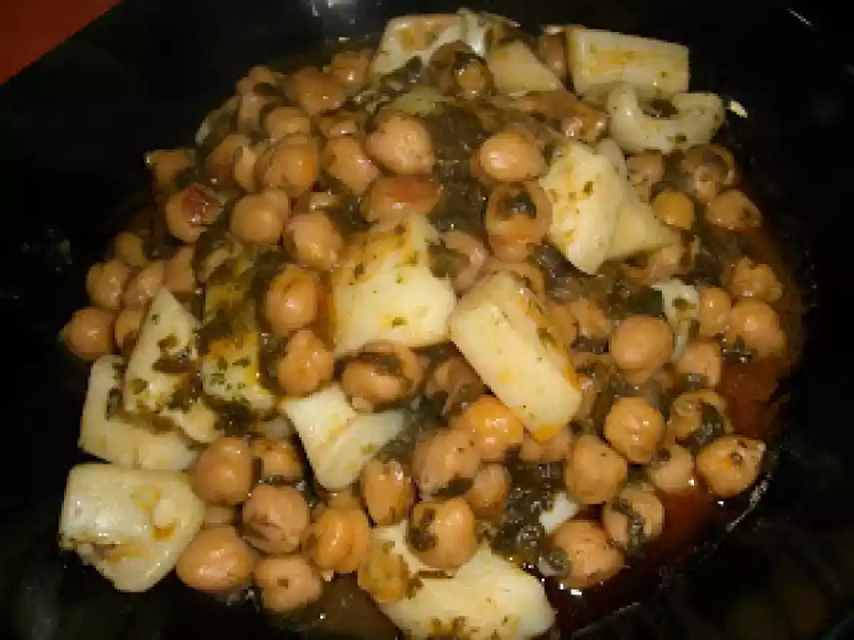 Garbanzos con Sepia Fussion Cook