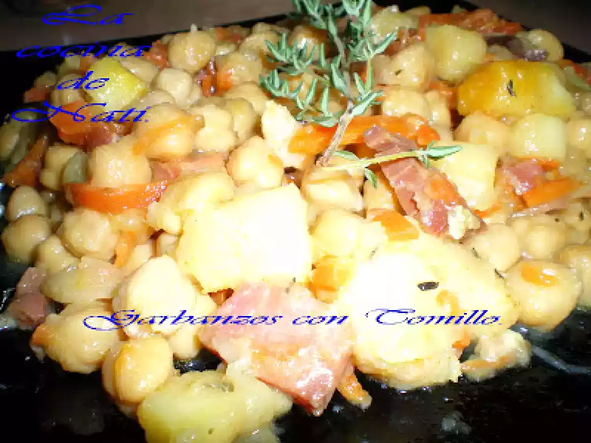GARBANZOS CON TOMILLO.