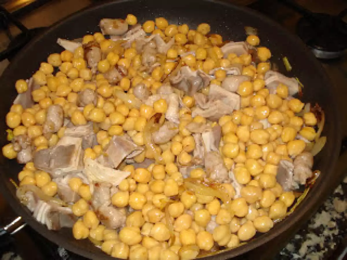 Garbanzos con ventre ( vientre) de cerdo - foto 7