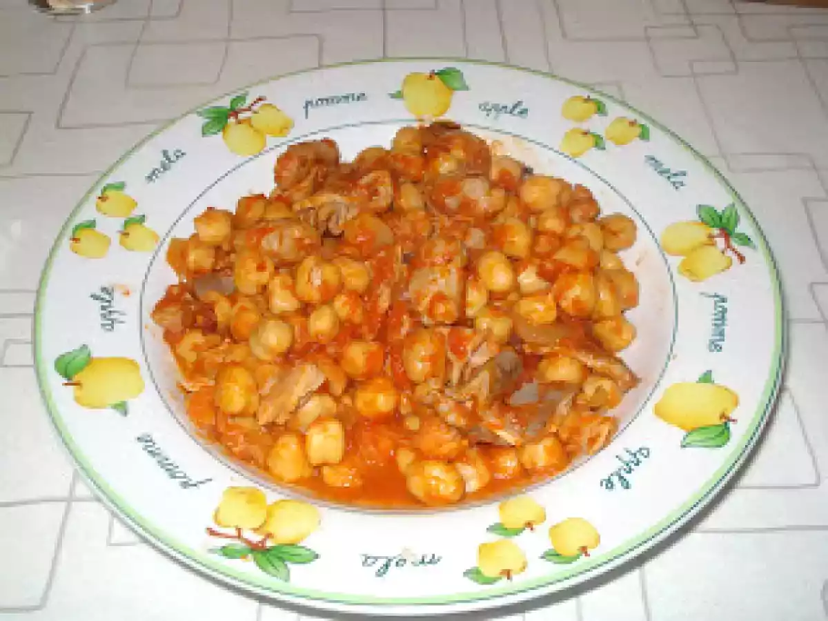 Garbanzos con ventre ( vientre) de cerdo - foto 8