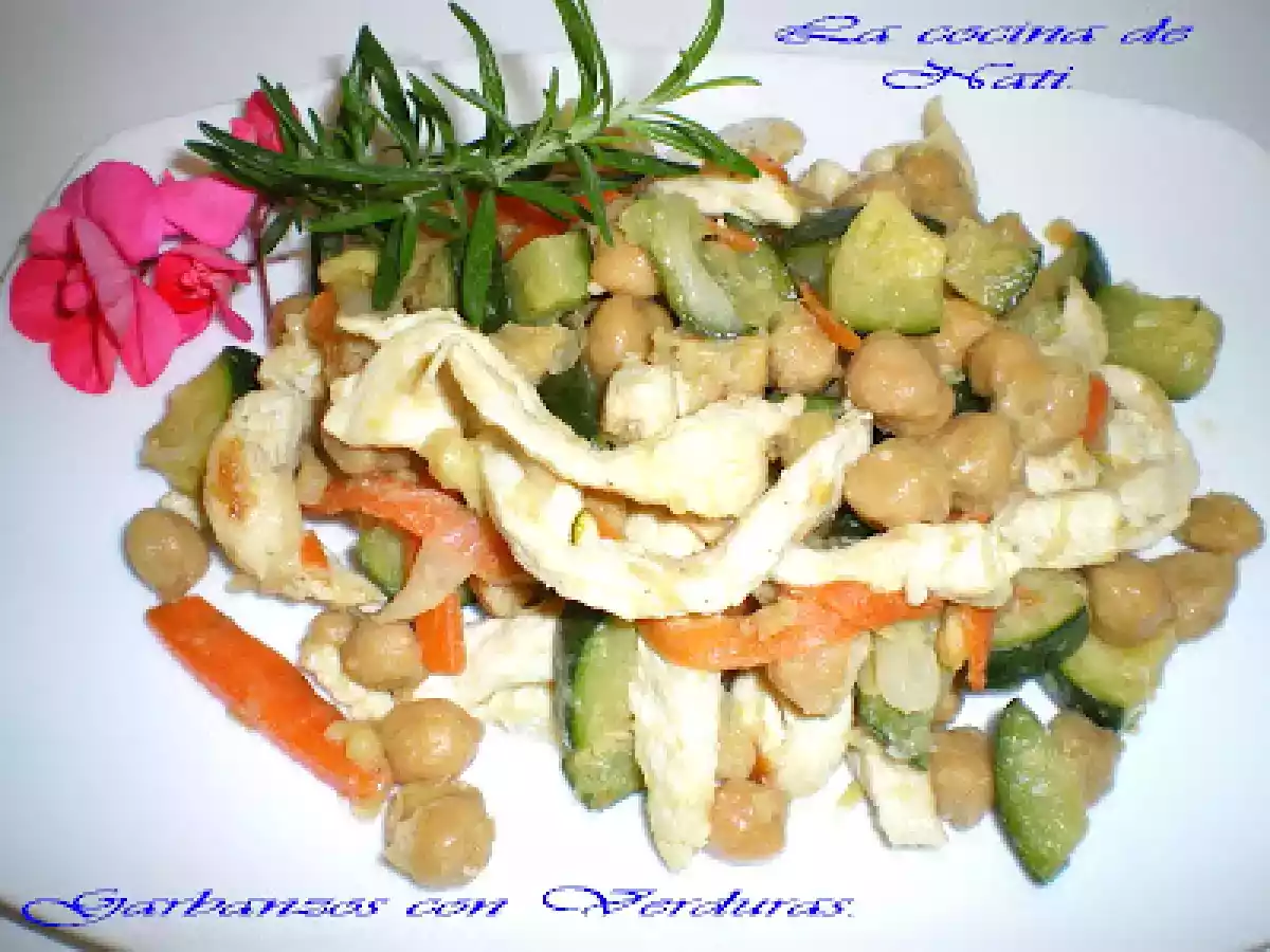 GARBANZOS CON VERDURAS. - foto 3