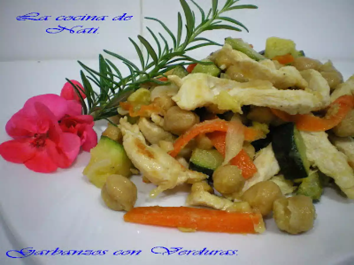 GARBANZOS CON VERDURAS. - foto 4