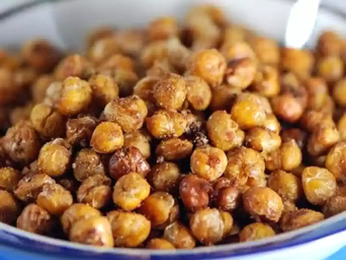 Garbanzos crujientes con comino