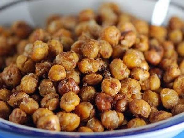 Garbanzos crujientes con comino