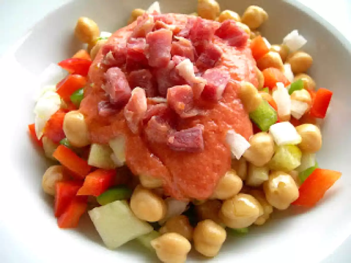 Garbanzos fríos con salmorejo. Paso a paso - foto 5