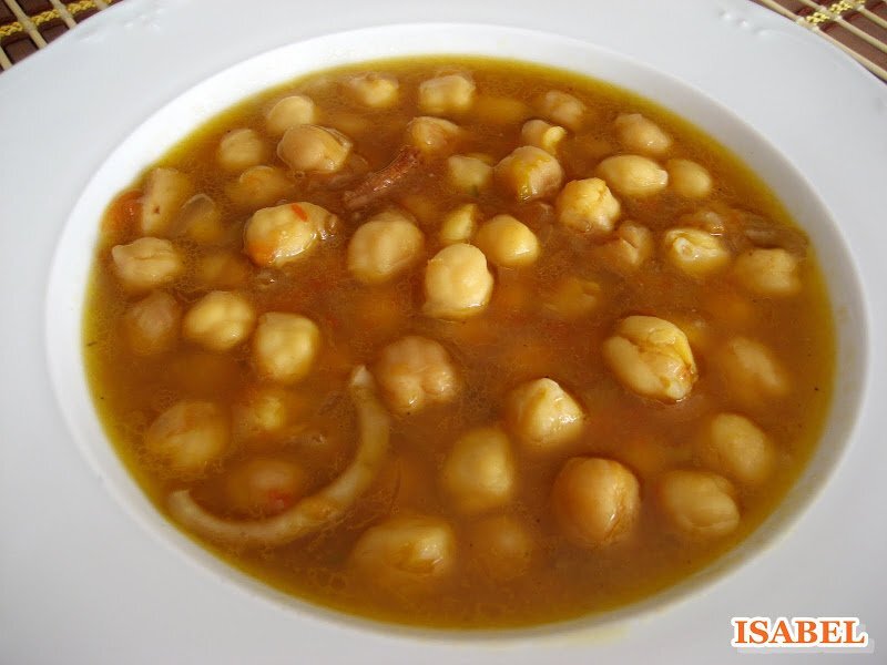 Garbanzos guisados Receta Petitchef