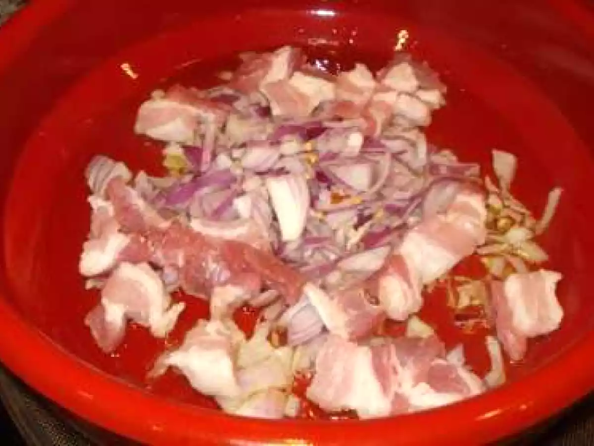 Garbanzos, panceta y setas - foto 3