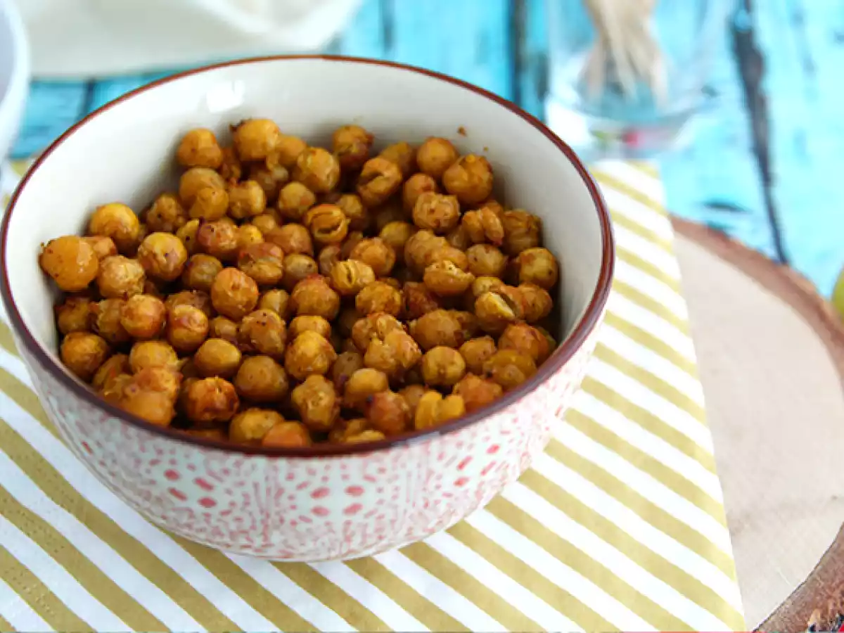 Garbanzos tostados al horno con curry - foto 4
