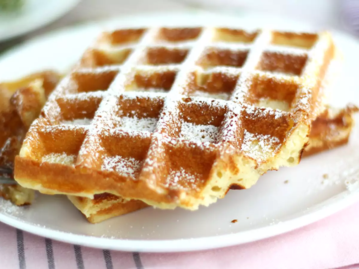 Gaufres, gofres ligeros y crujientes - foto 2