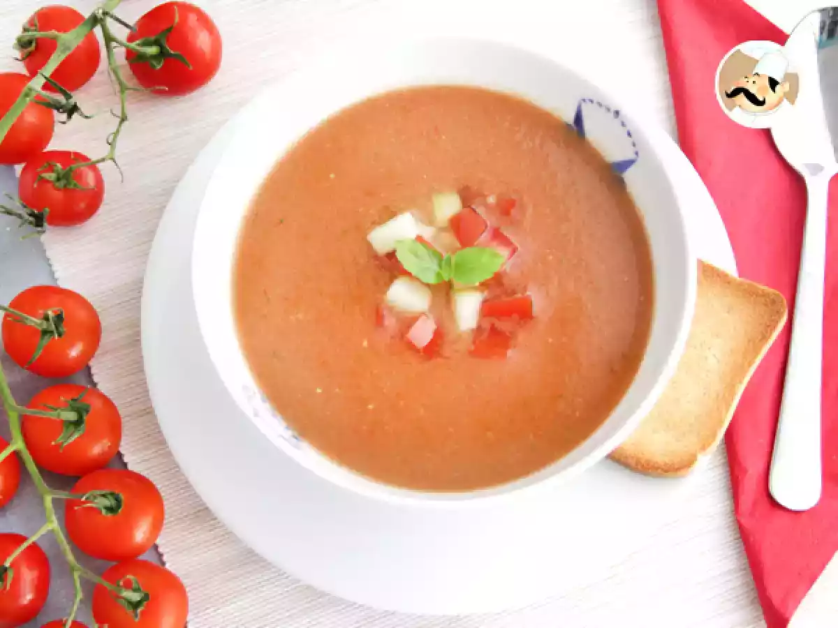 Gazpacho Andaluz refrescante y ligero - foto 3