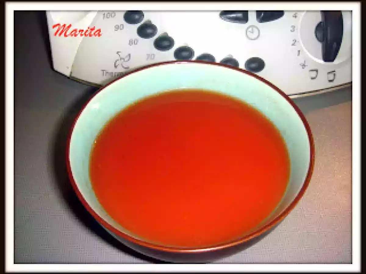 Gazpacho de fresas (Thermomix)