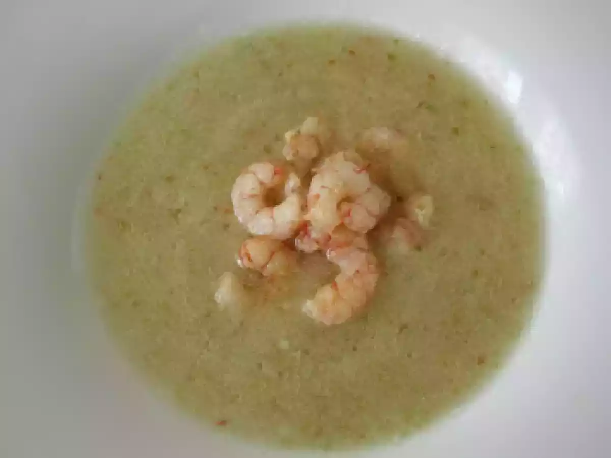 GAZPACHO DE MELÓN CON GAMBAS - foto 2