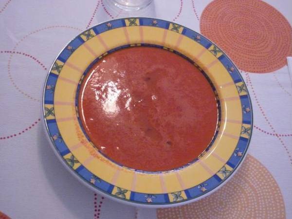 Gazpacho de sandía para 2 personas