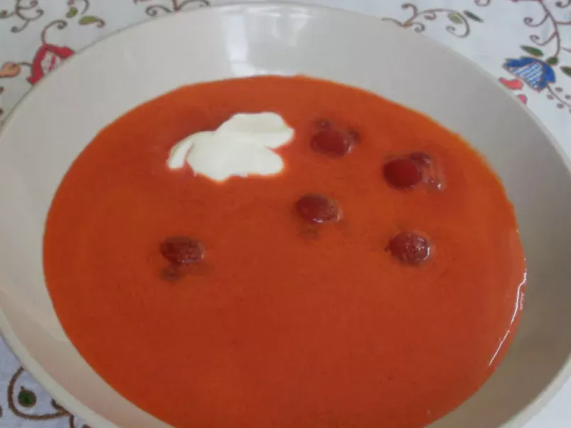 Rote Beete- Cremesuppe