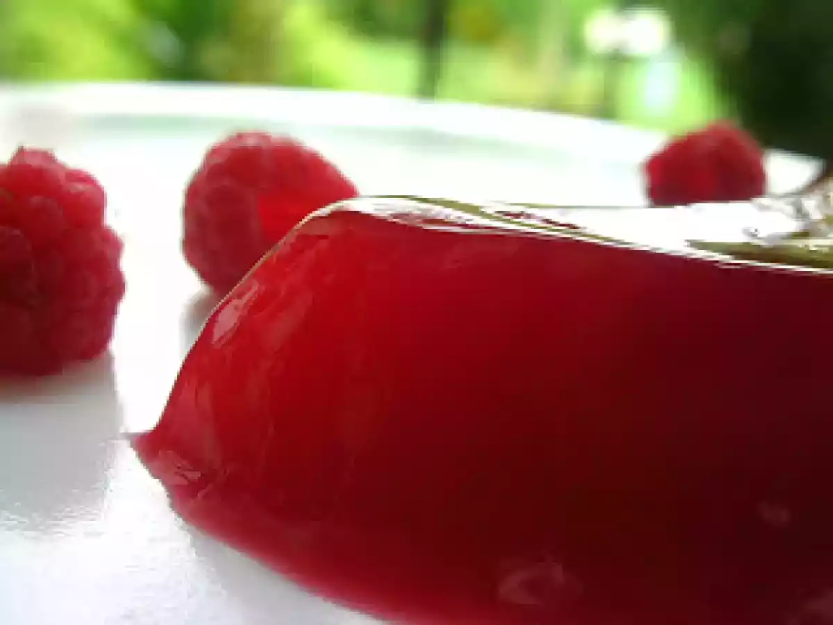Gelatina de frambuesa - foto 2