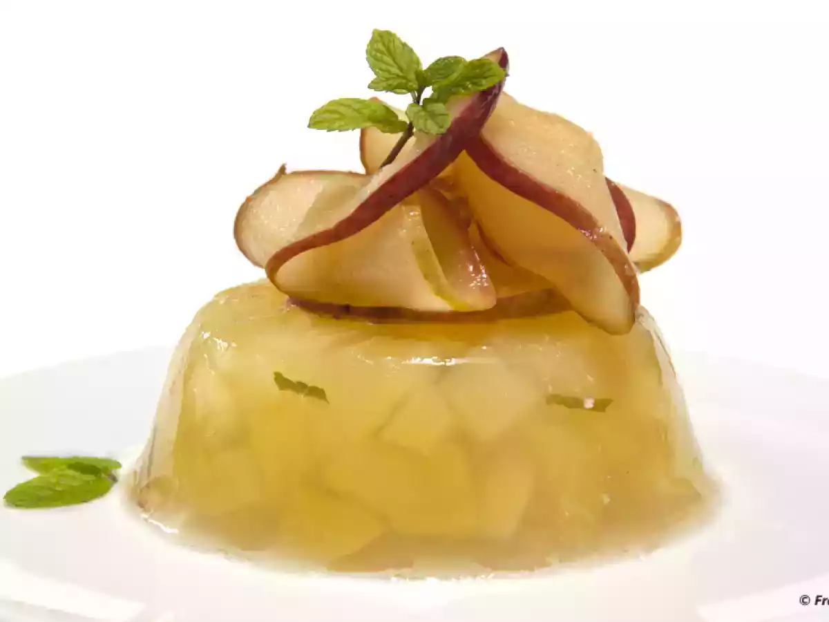 Gelatina de sidra con manzana y menta - foto 2