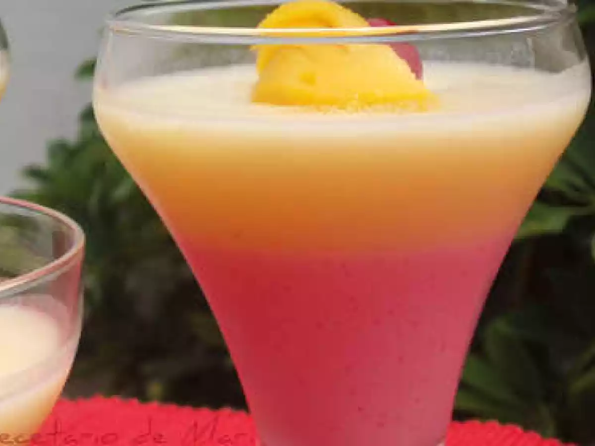 Gelatina de yogur y macedonia de frutas - foto 2