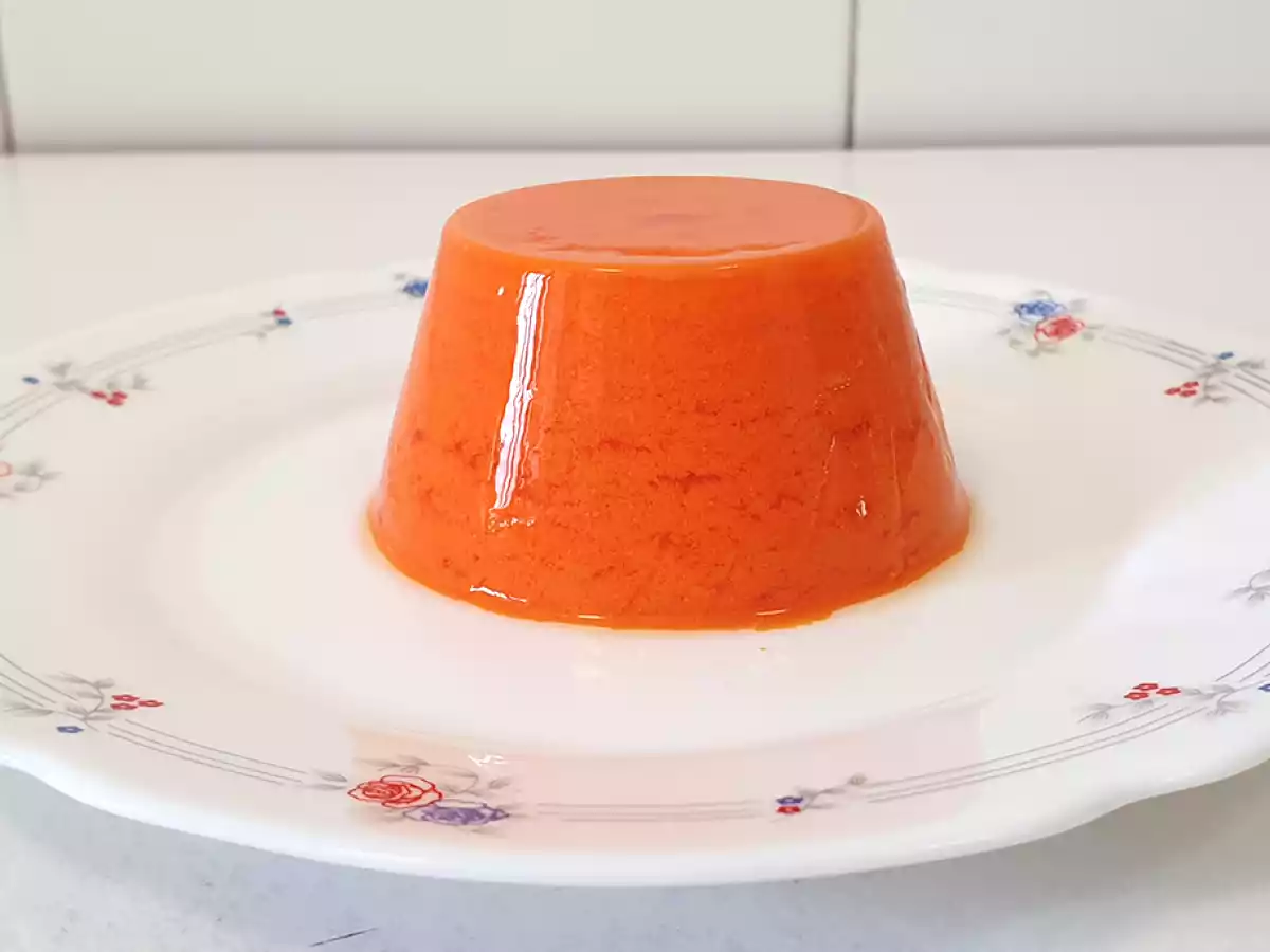 Gelatina de yogur y naranja