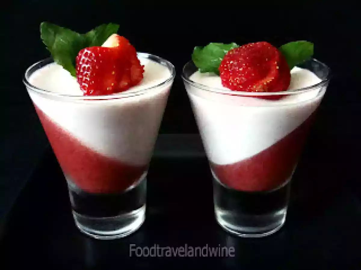 Gelatina y Mousse de Frutillas....una rica combinacion.... - foto 3