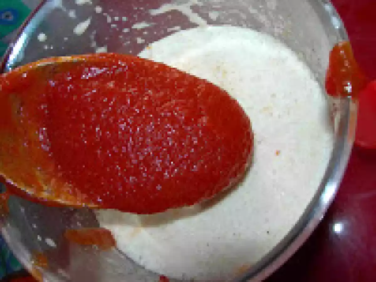 Giglis (pasta) en salsa de almendras. Paso a paso - foto 7