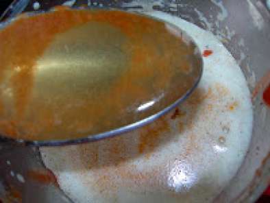 Giglis (pasta) en salsa de almendras. Paso a paso, foto 6