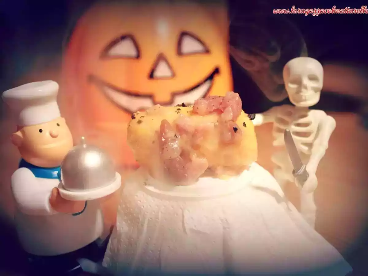 Gnocchi de batata y almendra con jamón y salvia - foto 3