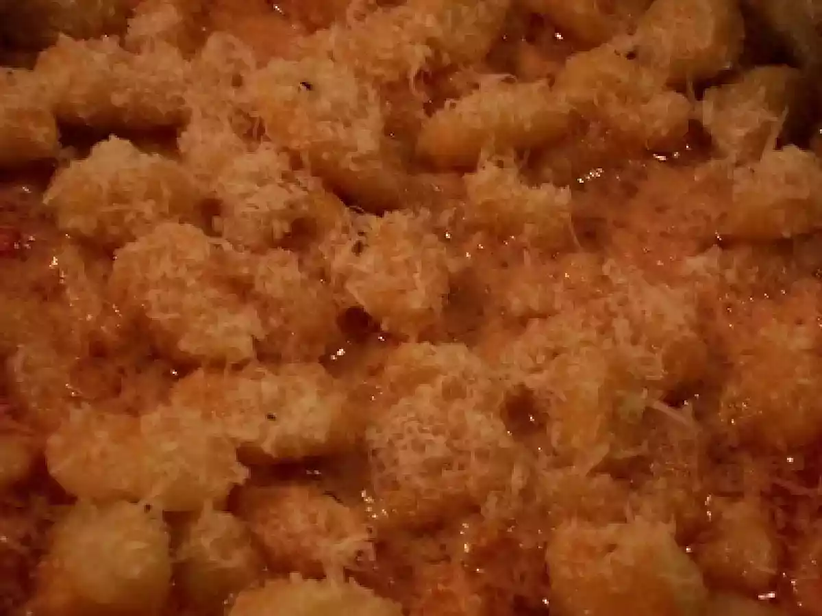 Gnocchi di patate - ñoquis de papa/patata