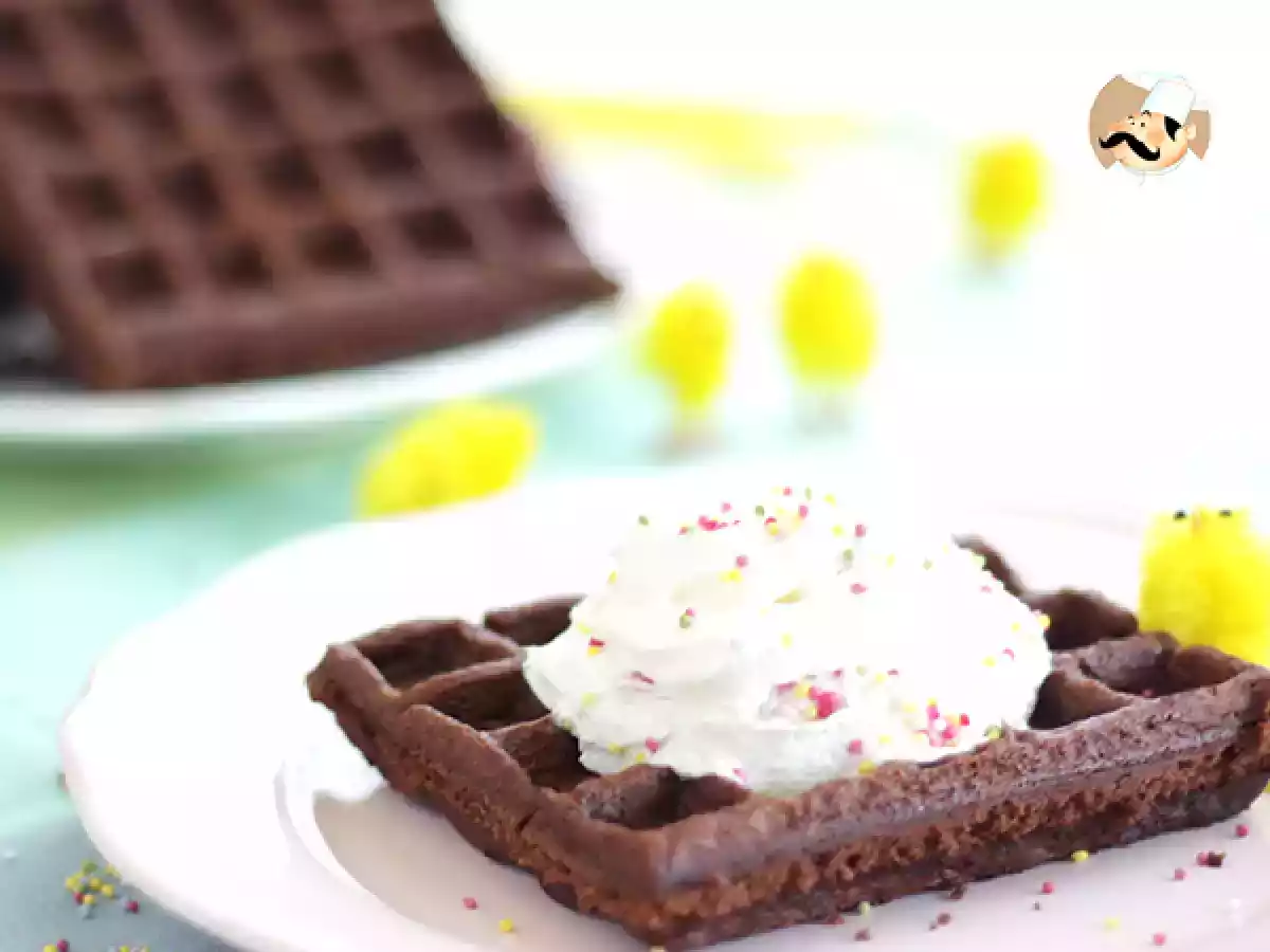 Gofres brownie de chocolate, pascua - foto 3