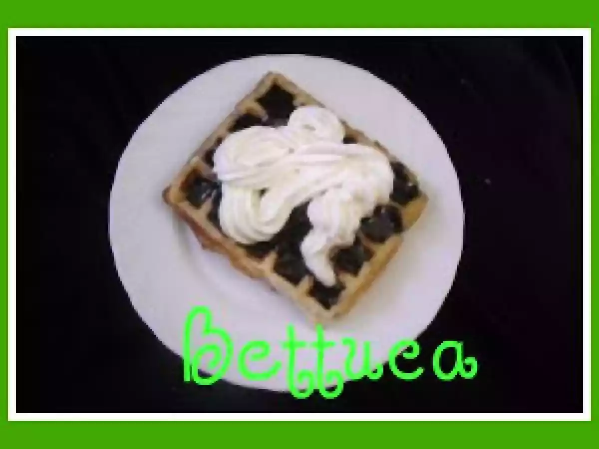 Gofres de lieja o belgas