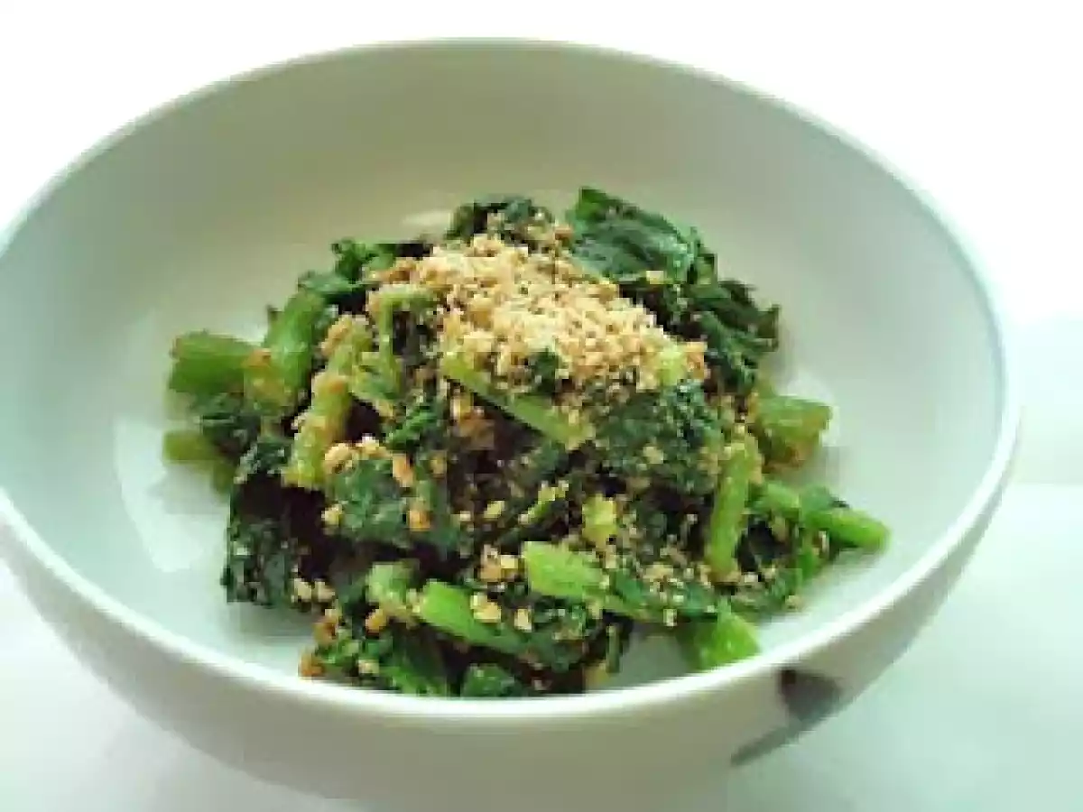 Gomaae, espinacas con sésamo