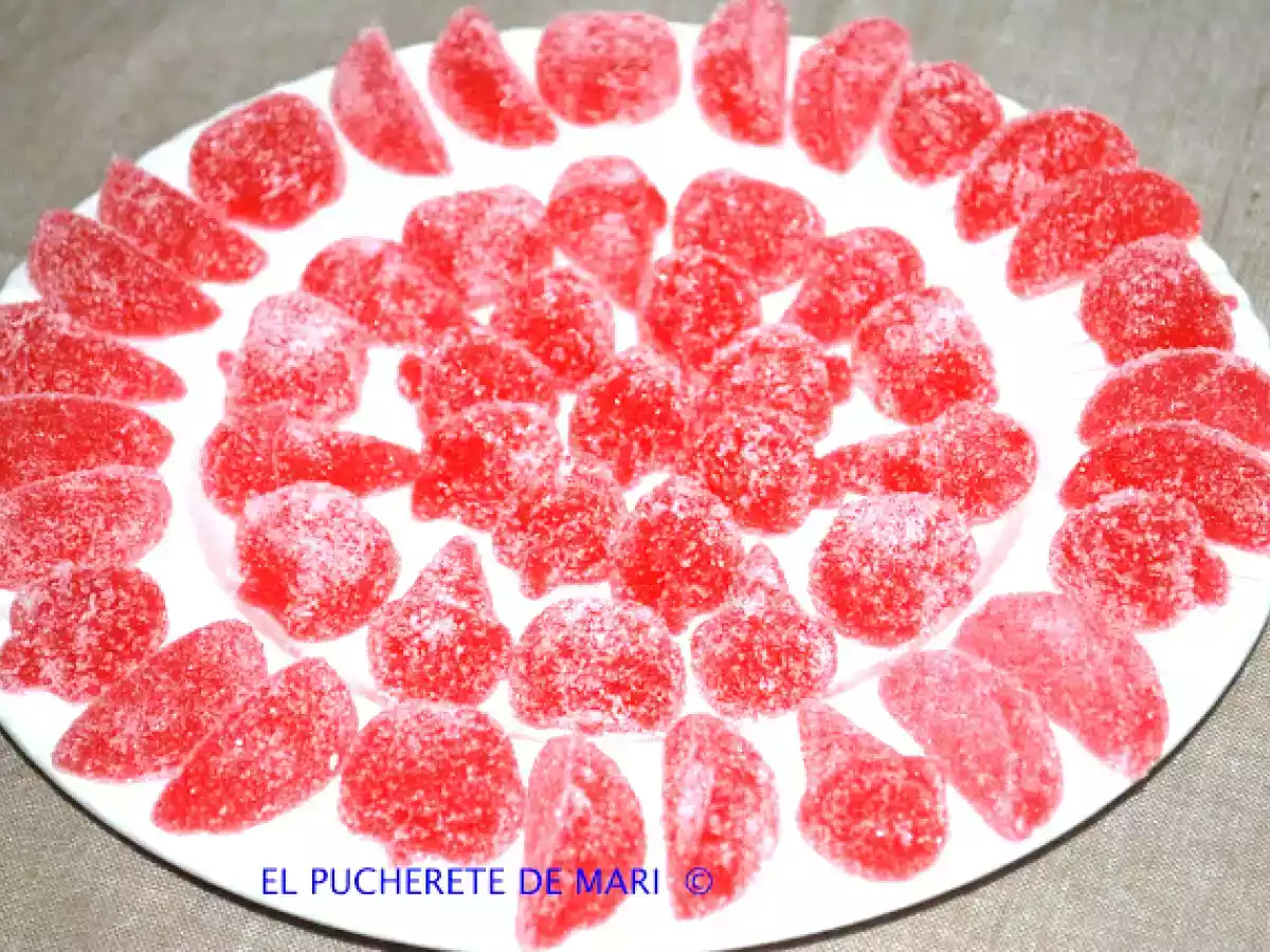 Gominolas de fresa