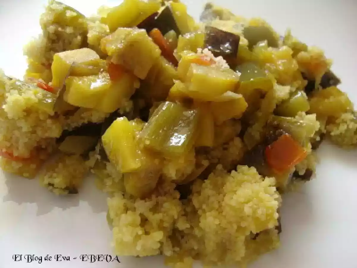 Granitos de cuscus con verduras soñando con el Sahara mientras nieva - foto 2