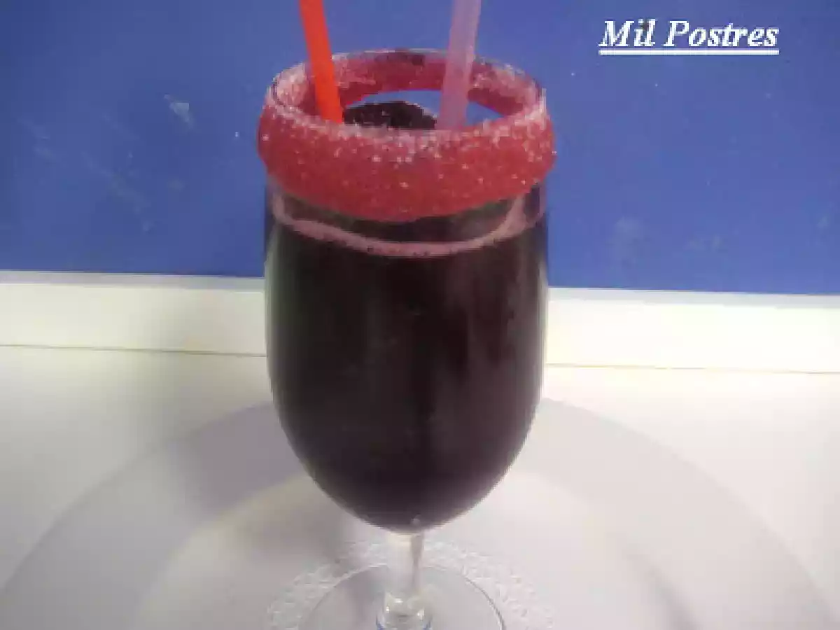 Granizado de frutas del bosque