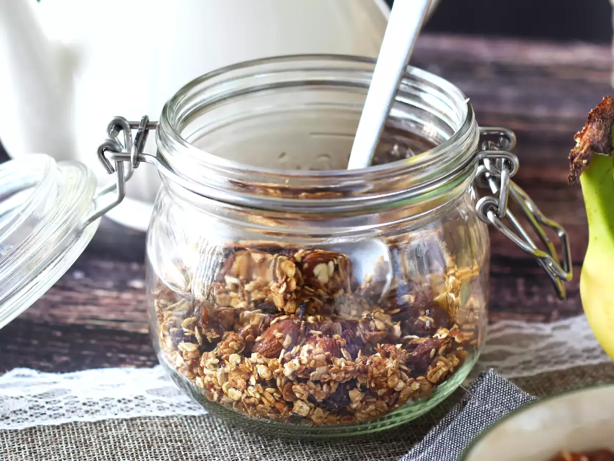 Granola exprés en freidora de aire para un desayuno crujiente - foto 3
