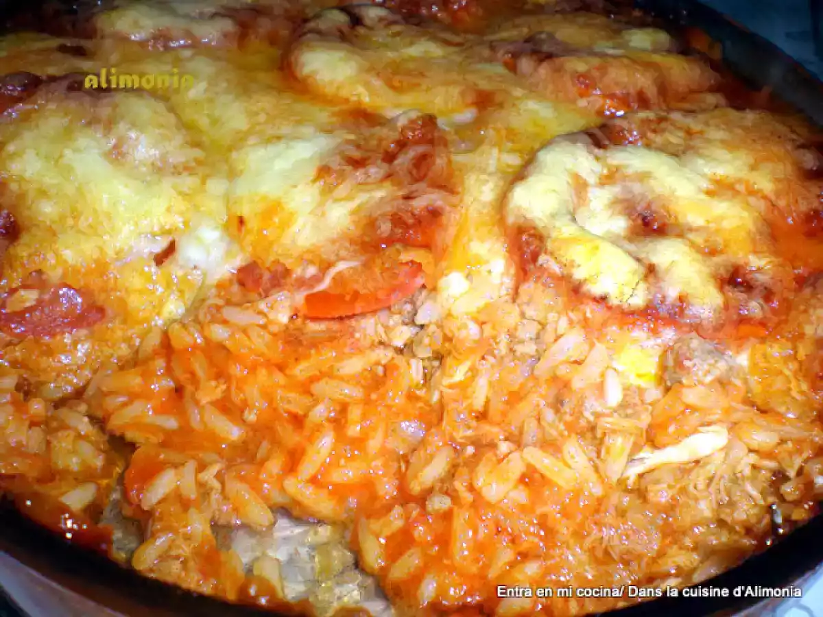 Graten de arroz / Gratin de riz