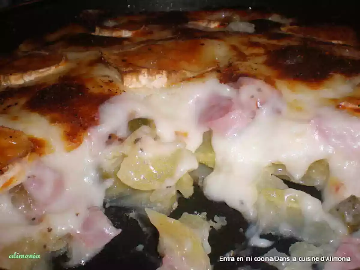 Graten de patatas/Gratin aux pommes de terre