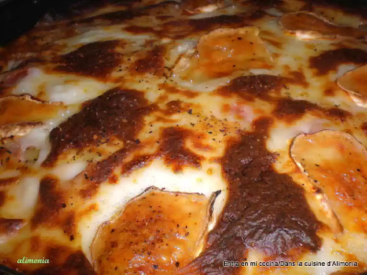 Graten de patatas/Gratin aux pommes de terre - foto 2