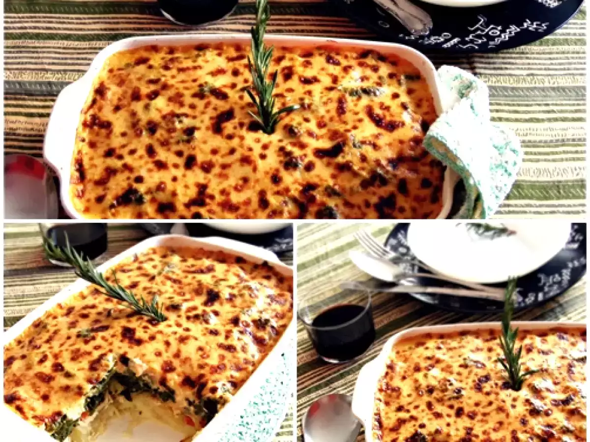 Gratén primavera de pollo y acelgas - foto 2