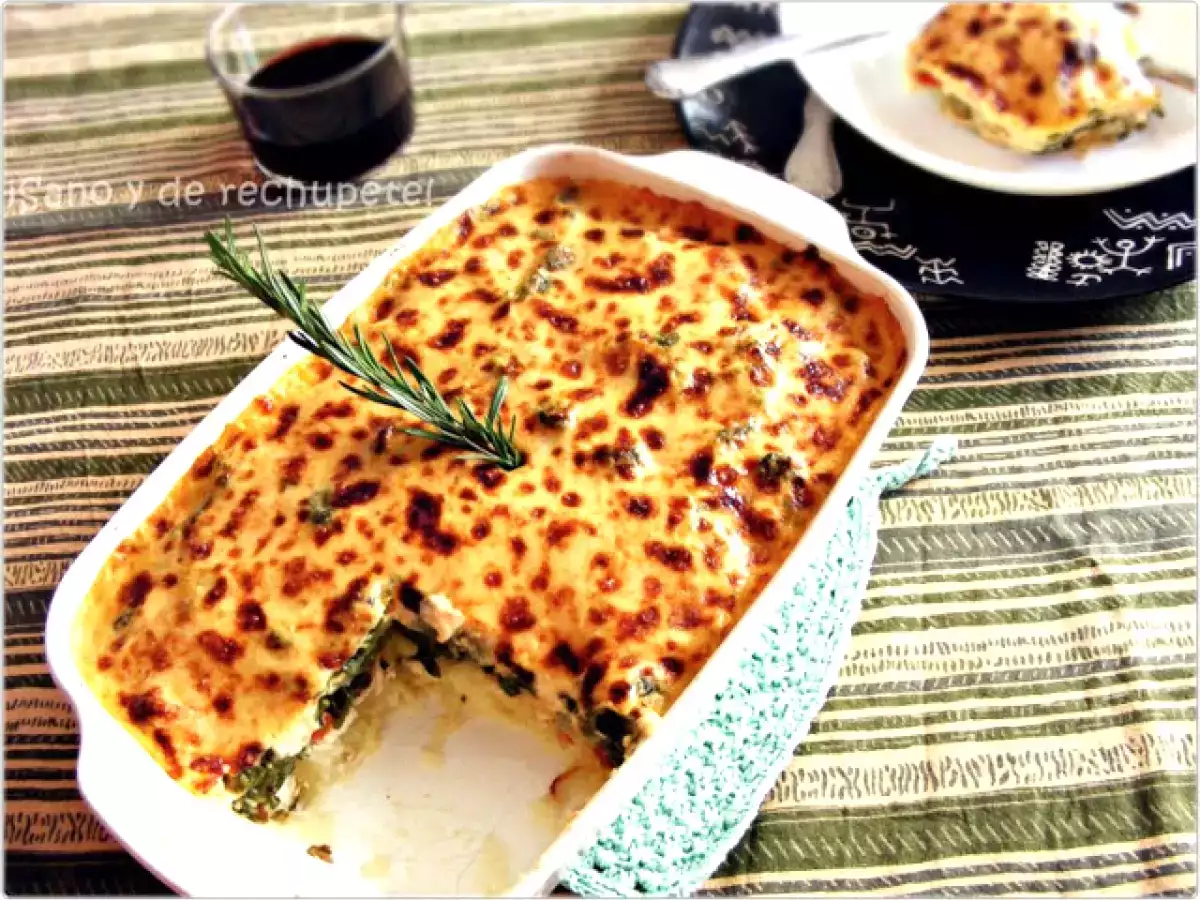 Gratén primavera de pollo y acelgas - foto 4