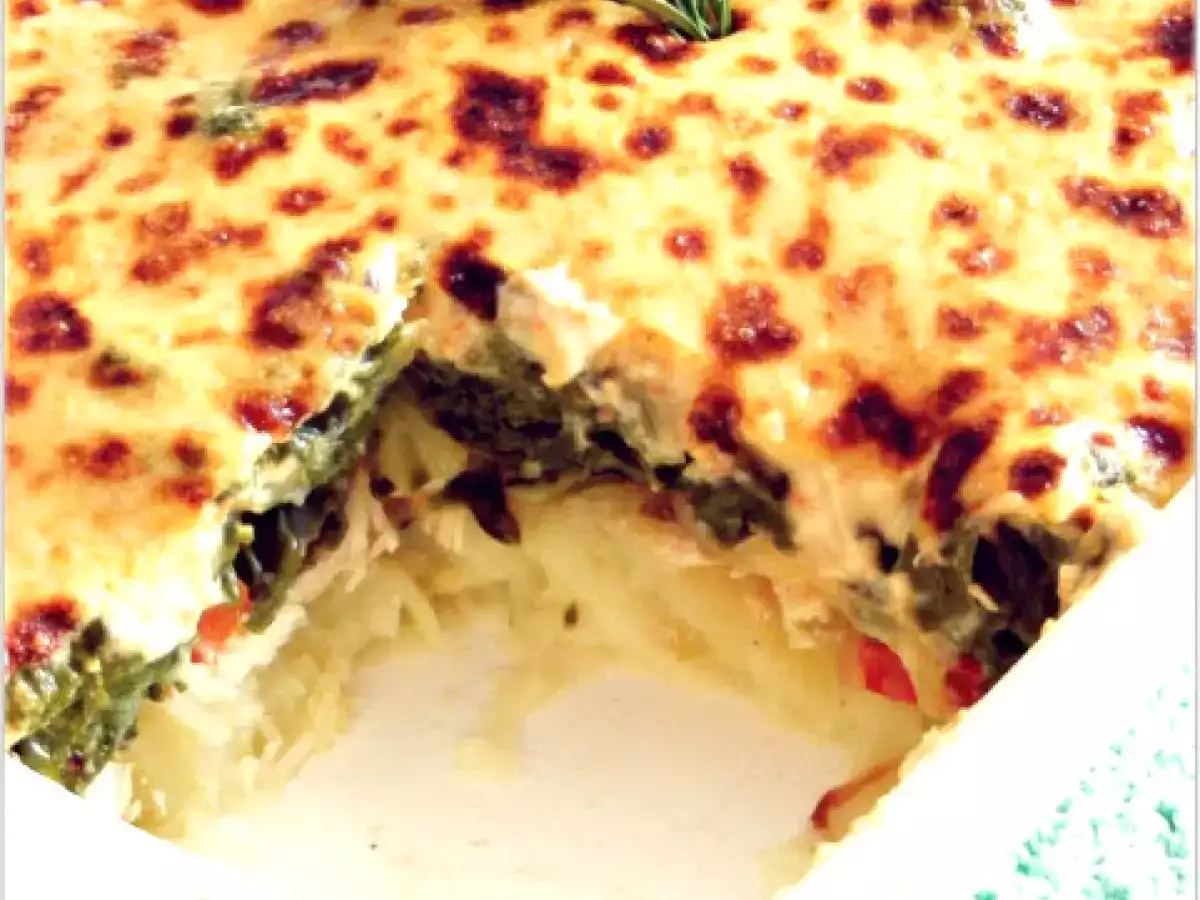 Gratén primavera de pollo y acelgas - foto 5