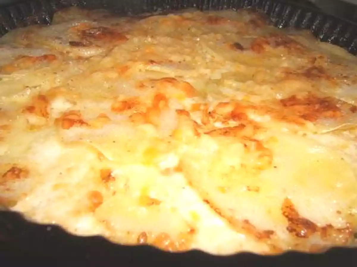 Gratin Dauphinois (versión sin leche)
