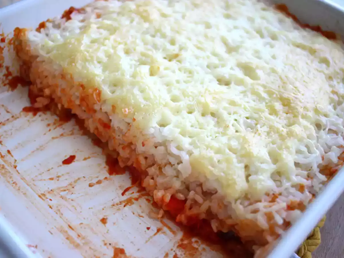 Gratinado de arroz con tomate - foto 3
