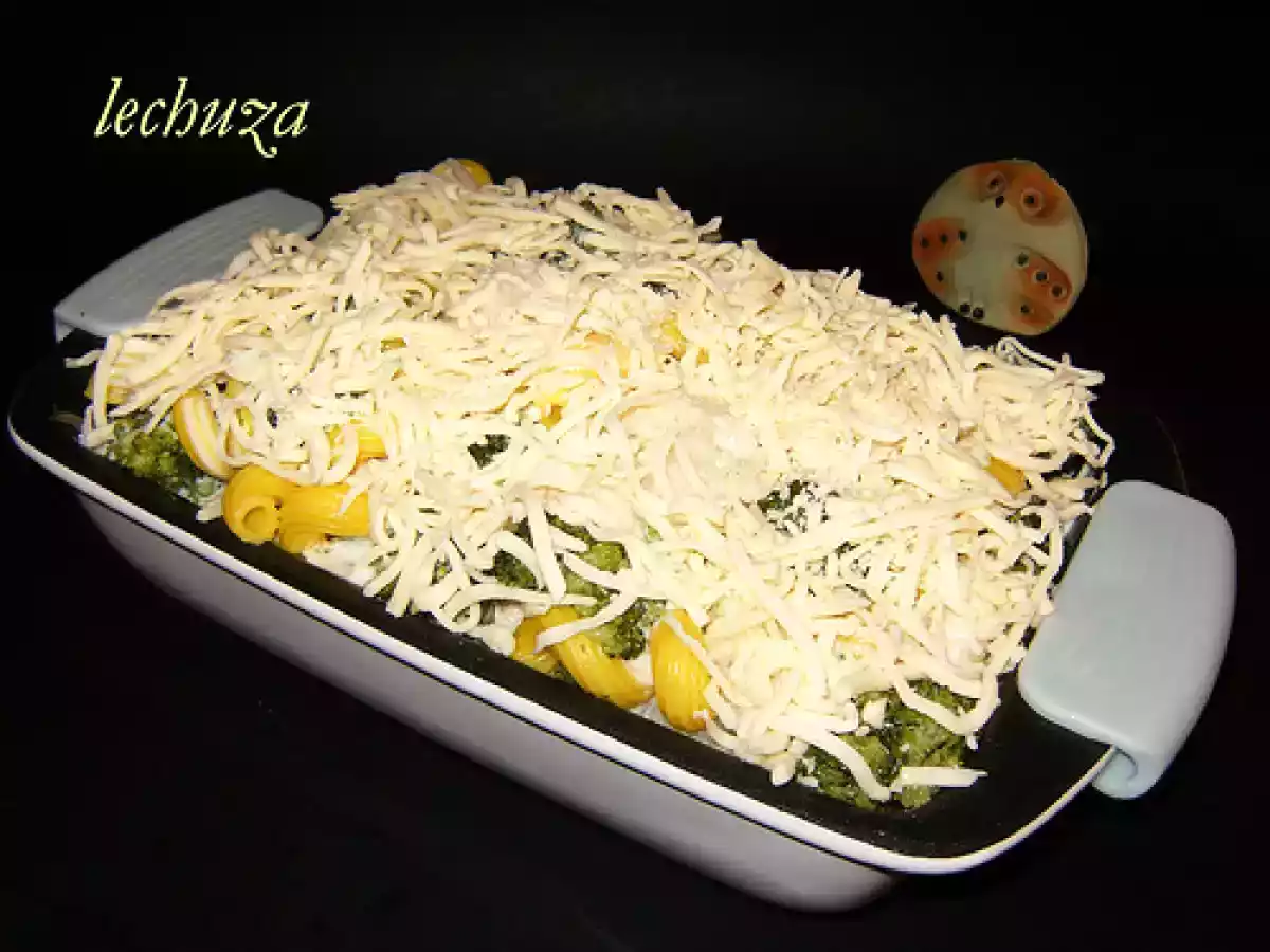 Gratinado de pasta con coliflor y brecol - foto 9